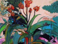 Agave 97x146 cm acrÃ­lico / lienzo 2014